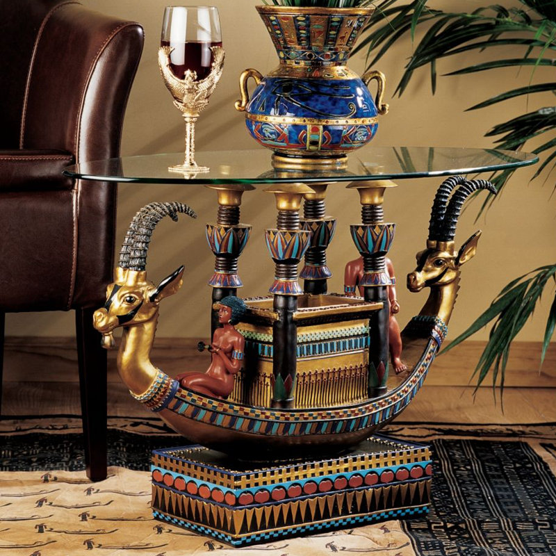 Design Toscano Egyptian Figurine Coffee Table & Reviews Wayfair